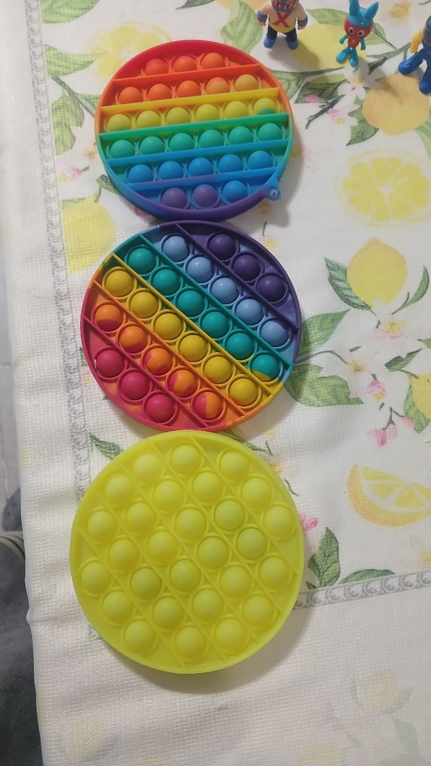 Renkli Yuvarlak Pop It Oyuncak Seti - Görsel 4