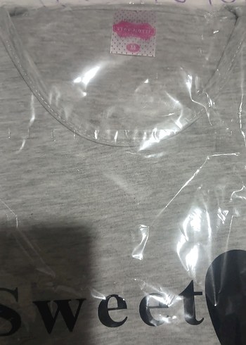 Gri Uzun Kollu Rahat Kadın Pijama Takımı - Görsel 5