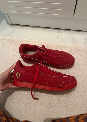 Kırmızı Puma Süet Spor Ayakkabı