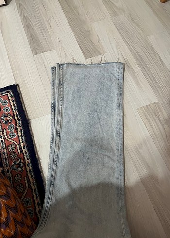s Beden gri Renk Zara wide leg jeans