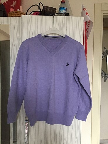 Lila polo yaka triko