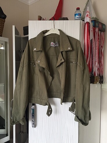 Haki oversize ceket