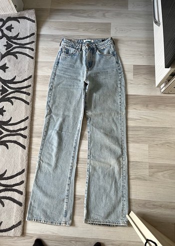 xs Beden Mavi victoria wide leg jeans