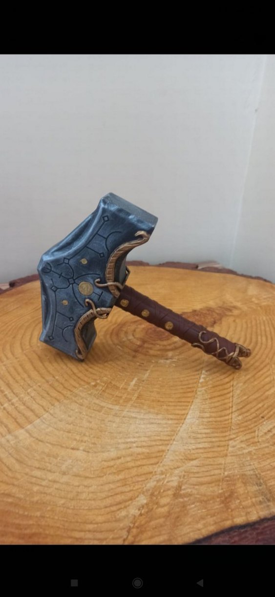 Mijölner Kratos GOD OF WAR Aksiyon Figür Kılıcı - Görsel 2