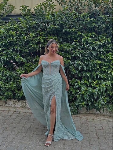 Abiye elbise , söz , nişan , düğün , mezuniyet balosu özel tasar - Görsel 4