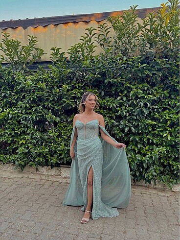 Abiye elbise , söz , nişan , düğün , mezuniyet balosu özel tasar - Görsel 6