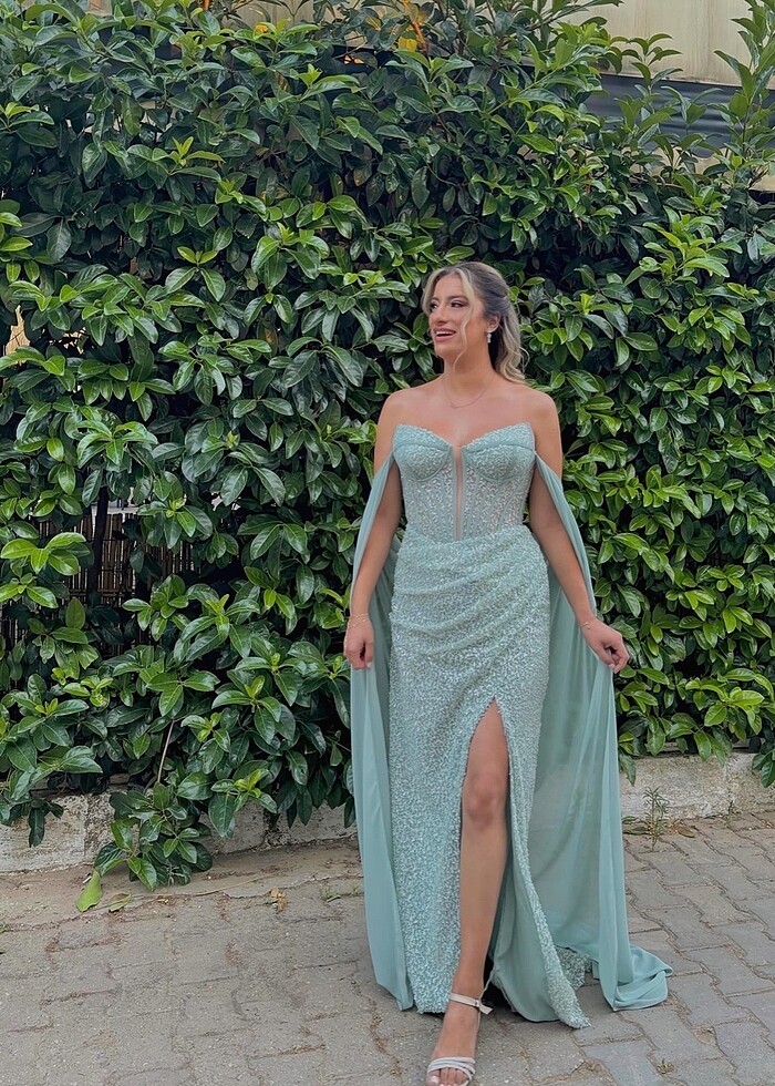 Abiye elbise , söz , nişan , düğün , mezuniyet balosu özel tasar - Görsel 3