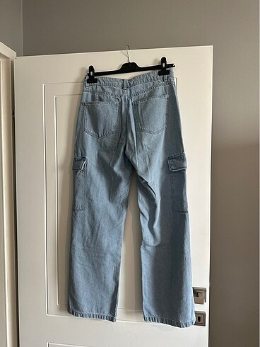 Bershka cargo paraşüt pantolon - Görsel 5