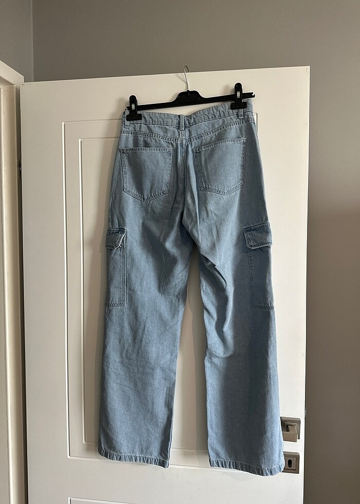 Bershka cargo paraşüt pantolon - Görsel 5