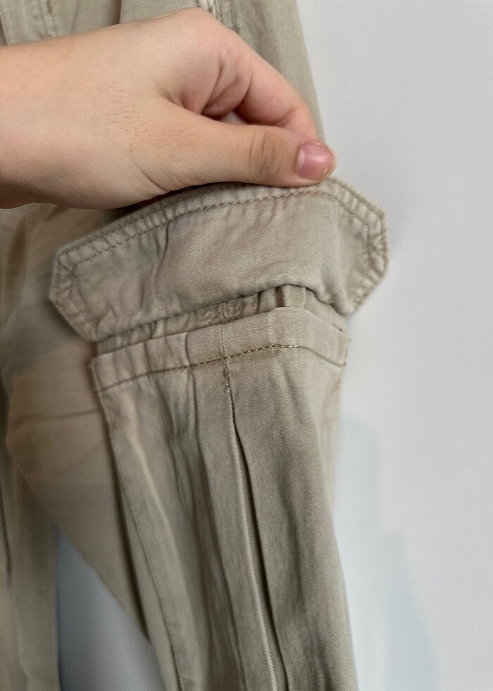 Pull and bear carco paraşüt pantolon - Görsel 2