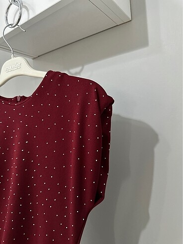 m Beden bordo Renk Düğünlük nişanlık mezuniyetlik elbise