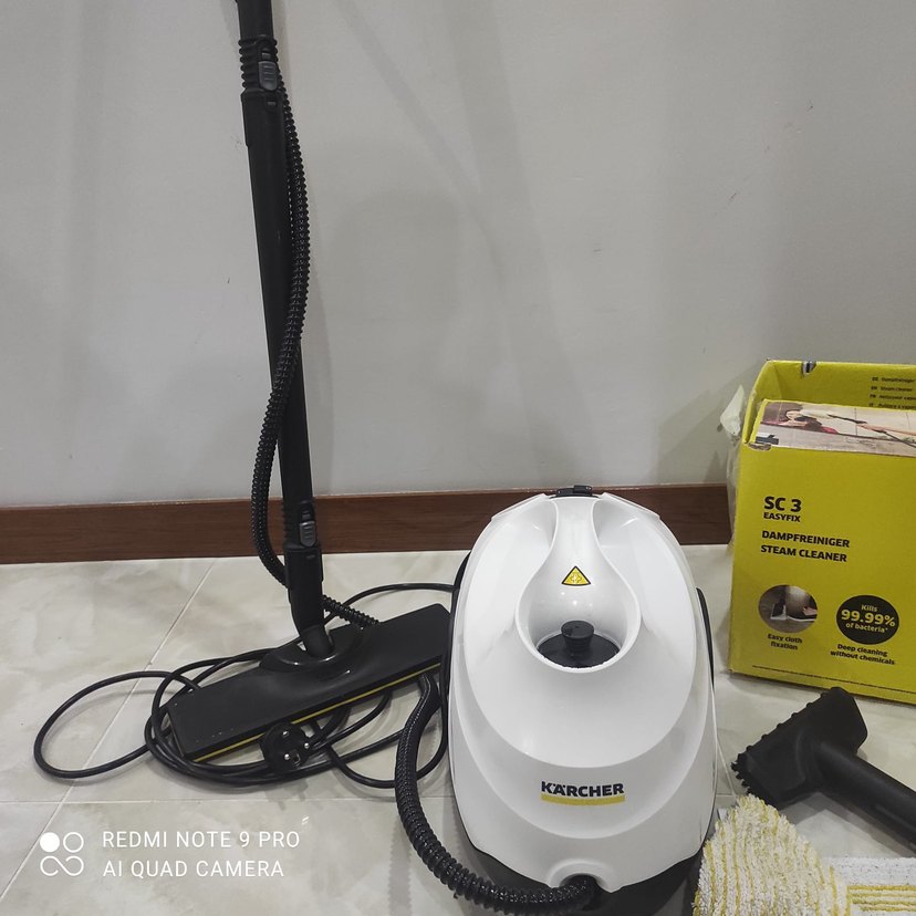 Karcher SC 3 Beyaz Buharlı Temizleyici - Görsel 2