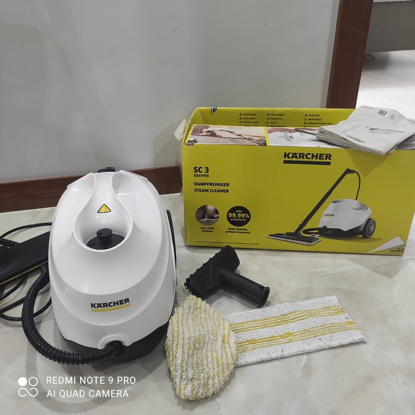 Karcher SC 3 Beyaz Buharlı Temizleyici - Görsel 3