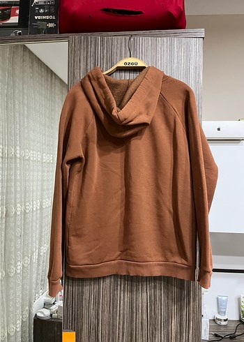 Addax Kahverengi Kapüşonlu Kadın Sweatshirt,S
