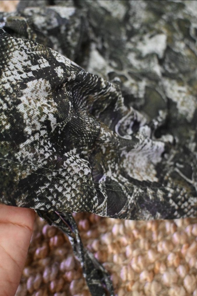 Bohem Gri Dantel Detaylı Kadın pareo - Görsel 2