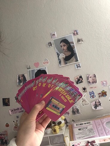  5 adet hologramlı gıdle lomo card