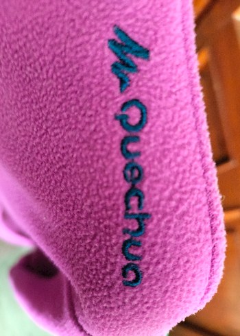 Mor Yüksek Yakalı Kadın polar Kazak - Görsel 3