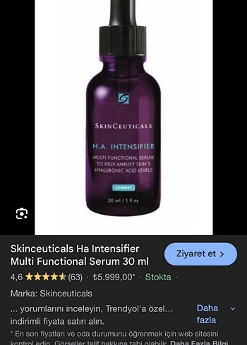 Skinceuticals H.A. Intensifier Çok Fonksiyonlu Serum 30 ml