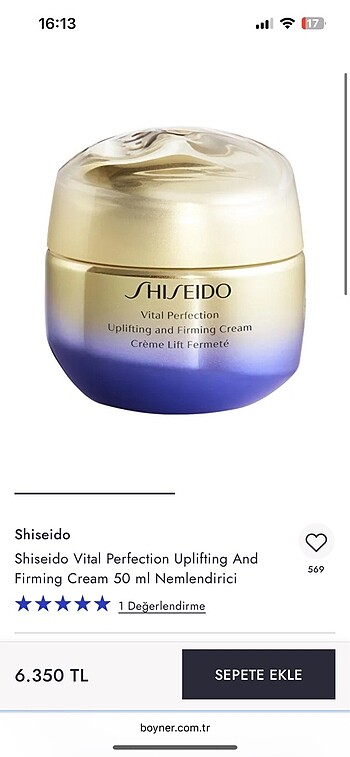 Shiseido vital 50 ml