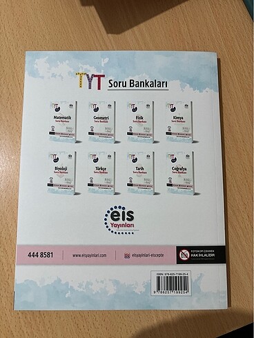 EİS YAYINLARI TYT COĞRAFYA SORU BANKASI