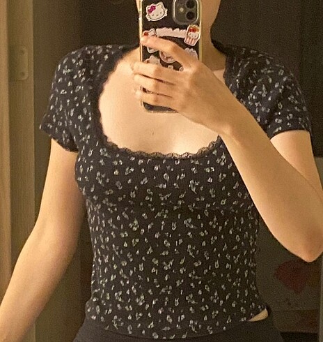 H&M çiçekli bluz