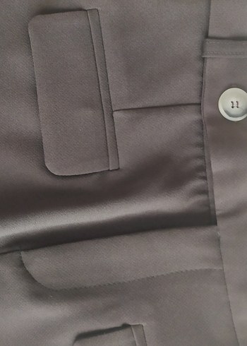 kına yeşili Kemerli Mini Etek - Görsel 4