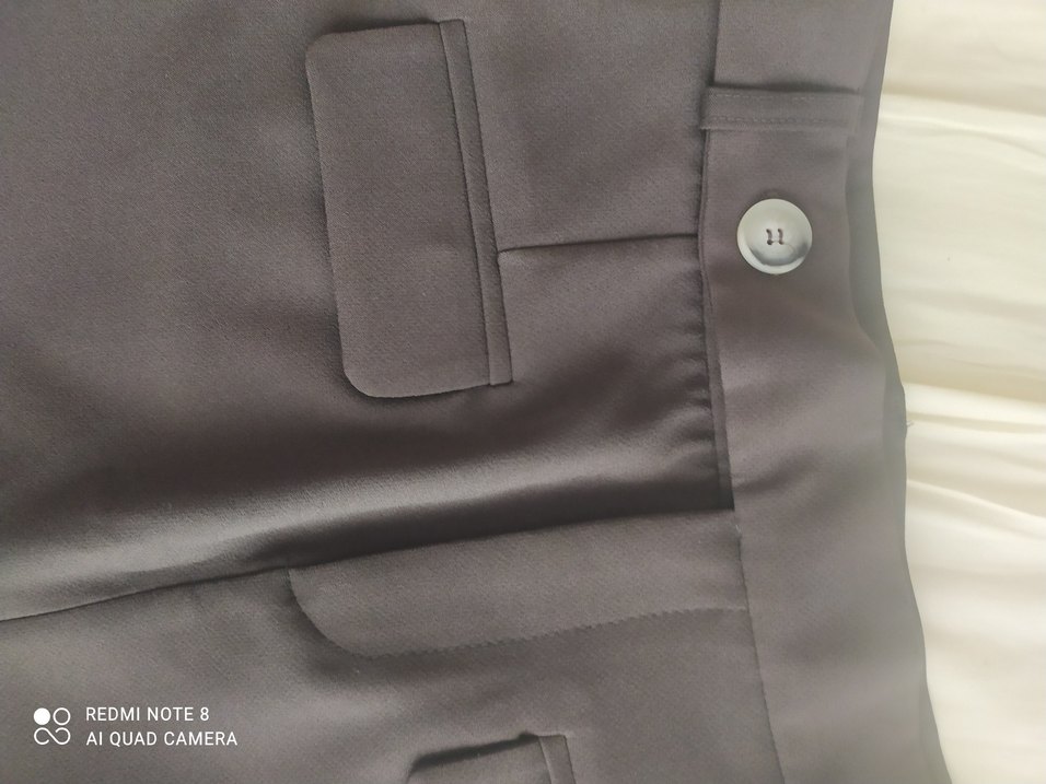 kına yeşili Kemerli Mini Etek - Görsel 4