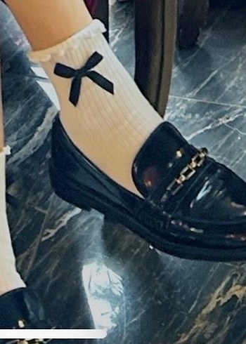 Mango rugan  Siyah Tokalı Günlük Loafer - Görsel 2