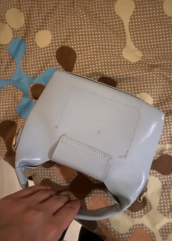 Bebe mavisi Deri Kadın Çanta - Görsel 2