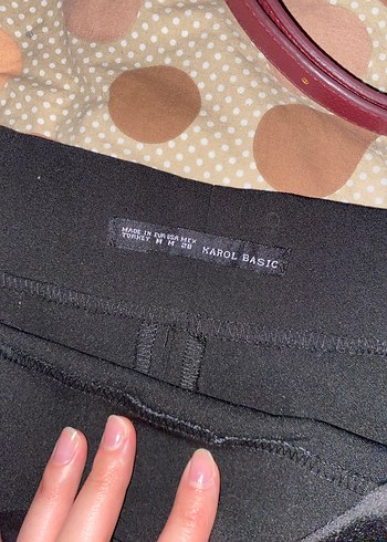 Siyah Uzun Kalem Etek Fermuarlı - Görsel 2