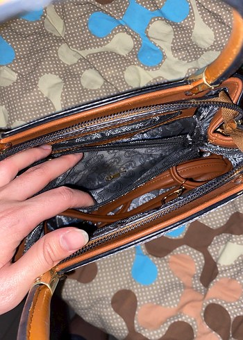 Michael Kors Baskılı Modern Klasik Kadın Çanta - Görsel 3