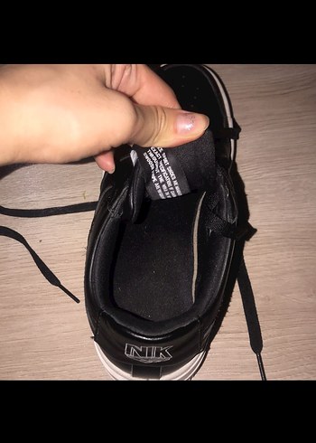 38 Beden siyah Renk Orjinal nike spor ayakkabı