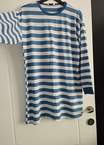 Çizgili tunik modeli 