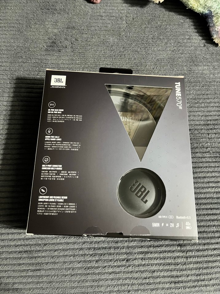 JBL Tune 570BT Kablosuz Siyah Kulaklık - Görsel 2