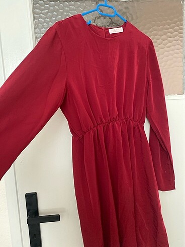38 Beden bordo Renk Elbise - tunik