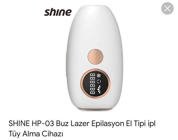 Lazer Epilasyon Aleti