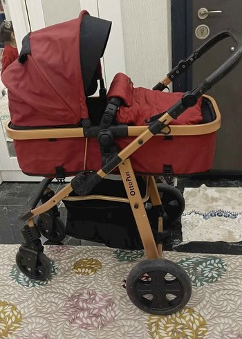 Otto Plus Op 470 kırmızı Bebek Arabası - Görsel 3