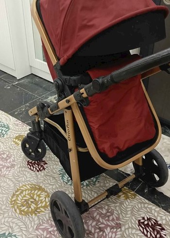 Otto Plus Op 470 kırmızı Bebek Arabası - Görsel 6