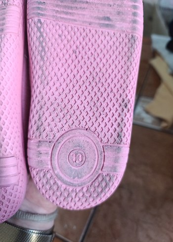 Kız Çocuk Pembe Baskılı Sıcak Ev Terliği - Görsel 2