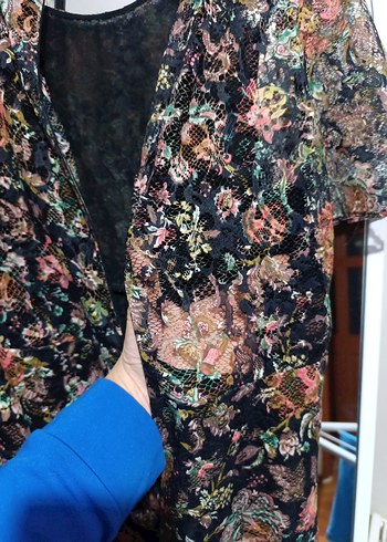 Zara Kadın Çok Renkli Bohem elbise - Görsel 2