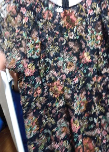 Zara Kadın Çok Renkli Bohem elbise - Görsel 3