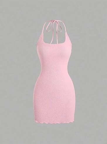 pembe yazlık elbise