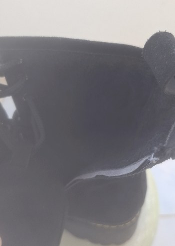 Bayan Siyah Süet Bot - Görsel 5