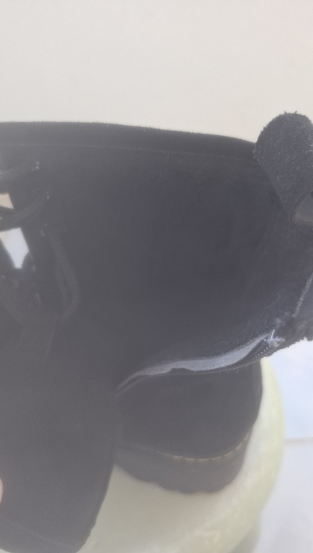 Bayan Siyah Süet Bot - Görsel 5