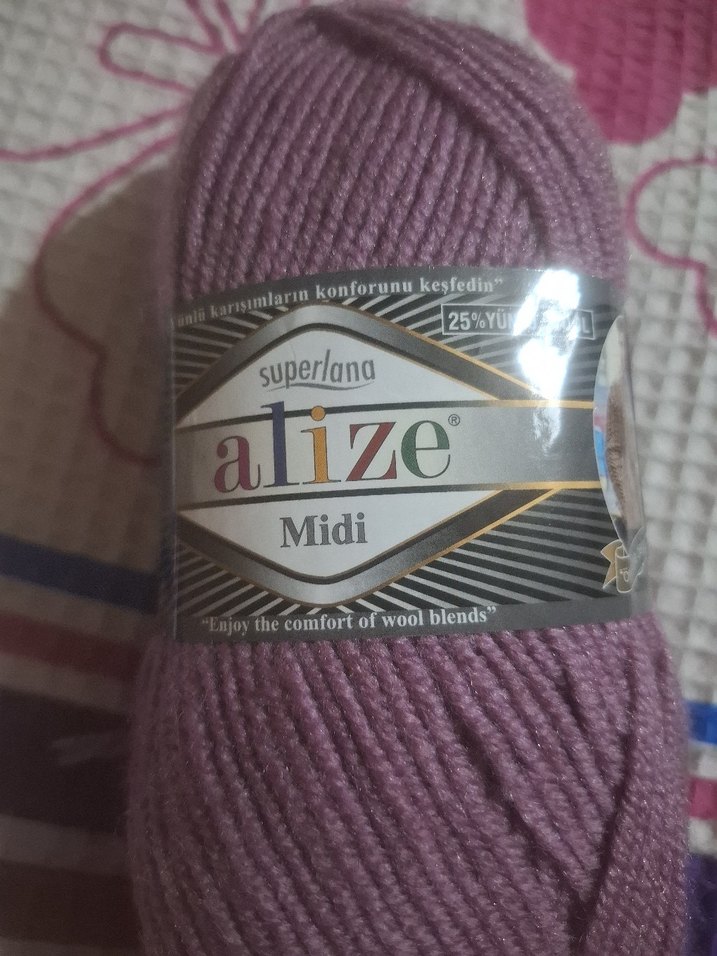 Mor Triko Uzun Kollu Kız Hırka - Görsel 5