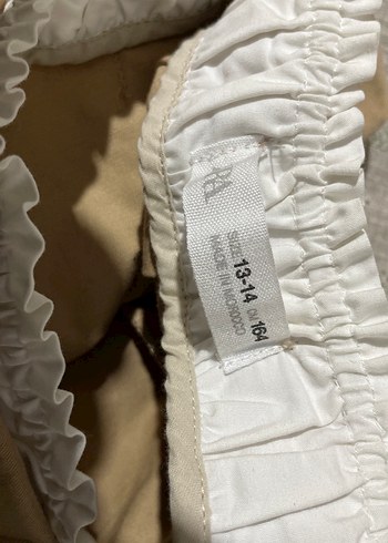 Kadın Bej Pilili Mini Etek - Görsel 4