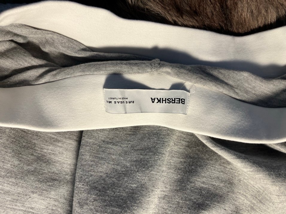 Gri Peluş Mini Etek - Görsel 3