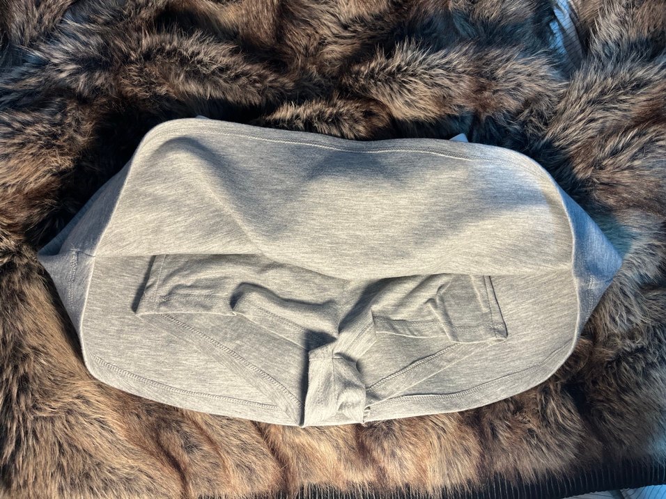 Gri Peluş Mini Etek - Görsel 2