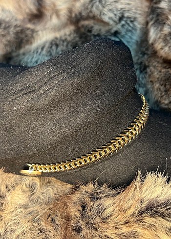 Zincir Detaylı Parisli Kadın Yün Şapka - Görsel 2