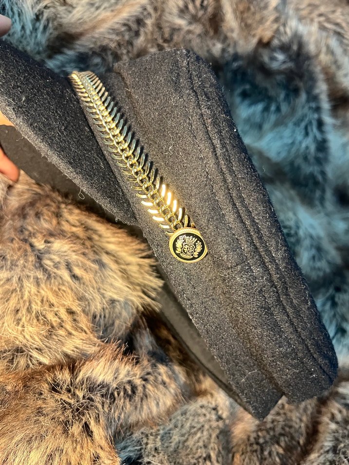 Zincir Detaylı Parisli Kadın Yün Şapka - Görsel 3